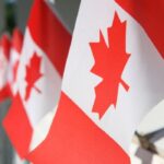 Canada flags